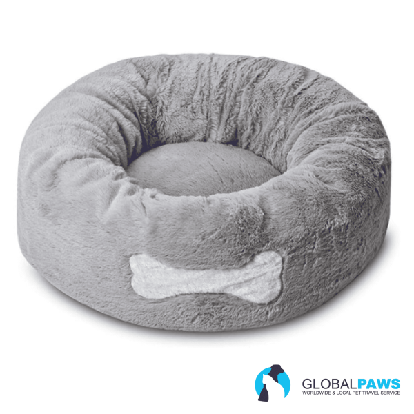 Mikki Calming Donut Bed - Grey