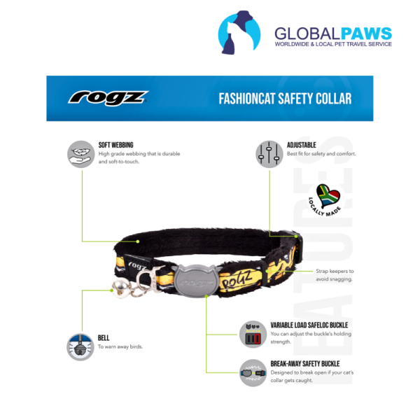 Rogz FasionCat Safety Collar - Image 8