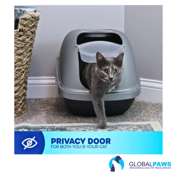 Petmate Basic Hooded Cat Litter Box - Image 4