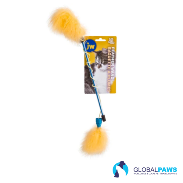 JW Pet Cataction Feather Wand - Image 2