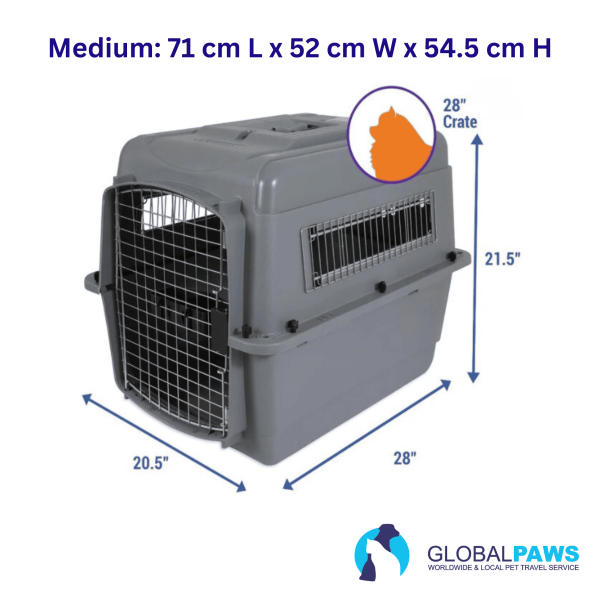 Plastic Pet Box Medium - Petmate Sky Kennel