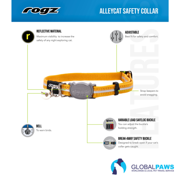 Rogz Alleycat Safety Collar - Image 7