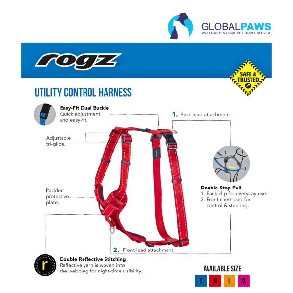 Rogz Dog Utility Control Harness - Image 7