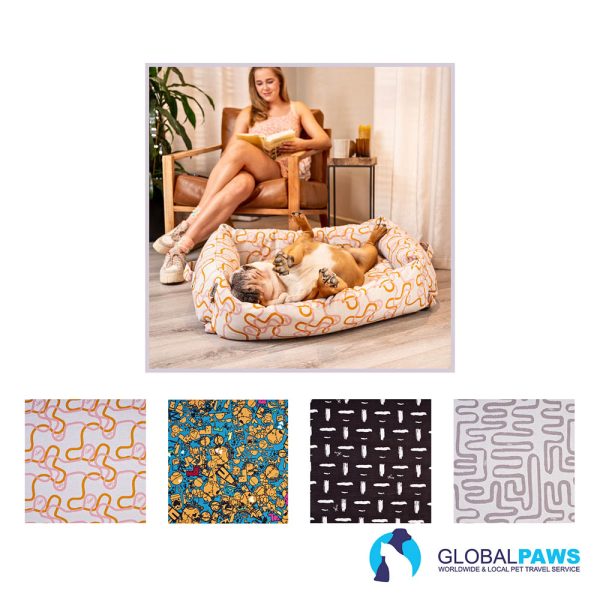 Rogz Dog Bed Retro Walled Rectangular - Image 3