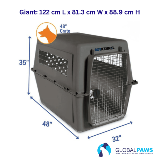 Plastic Pet Box Giant - Petmate Sky Kennel