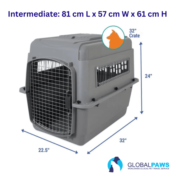 Plastic Pet Box Intermediate - Petmate Sky Kennel